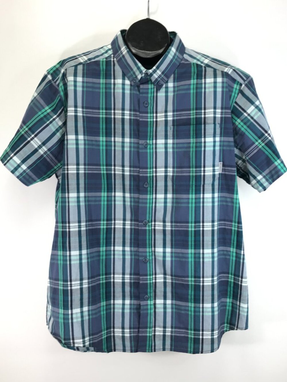 Columbia Rapid Rivers II Short Sleeve Shirt Men's XL Plaid Regular Fit Outdoor